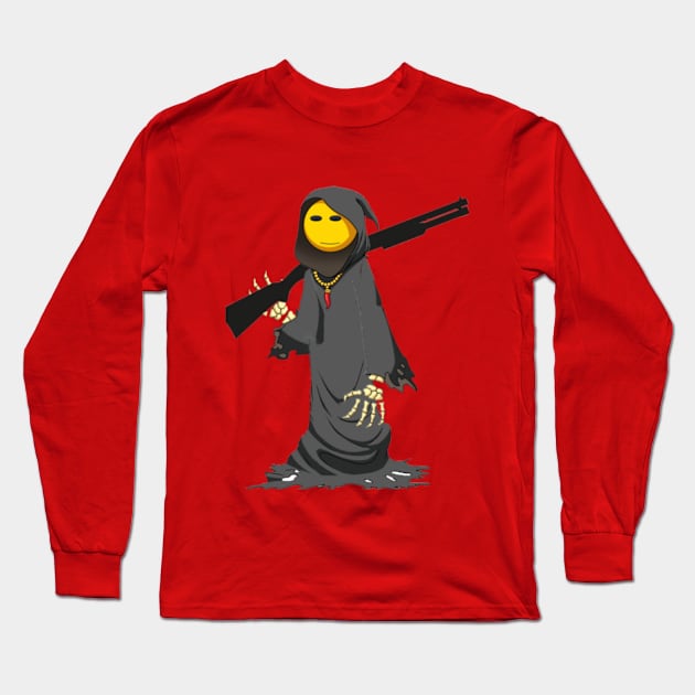 GRIM Long Sleeve T-Shirt by pnoid